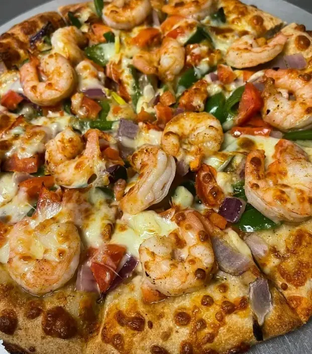 Cajun Seafood Pizza