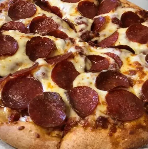 Pepperoni and Extra Cheese Pizza
